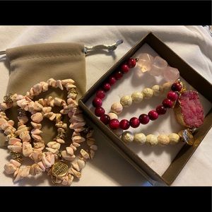 Kinsley Arielle stack bracelets set of 5.